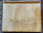 Extra Large 24x29  Reversible Maple Hardwood Pastry bread Board With Lip