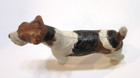 Rare Old 1930 s Celluloid Fox Terrier Dog Hand Painted Antique Toy Figure Statue