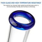 Heavy Duty Glass Bong Glass Water Pipe Smoking Tobacco Pipe Beaker 14mm Bowl 10 