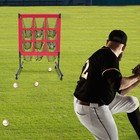Baseball Pitching Net 9 Hole With Strike Zone  9 Pockets Pitchers Throw Training