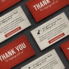 Thank You For Your Purchase 500 Business Cards Pro Design 16pt Uv Gloss Or Matte