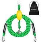 Boat Tow Harness For Tubing  Self Centering Tow Harness For 1-4 Green   Black