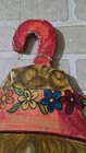 Signed Lolita Vintage 70s Big Eye Girl Folk Art Rare Paper Mache Hanger