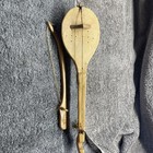 Vintage Balkan Gusla Gusle Fiddle Wood- Carved String Instrument With Now