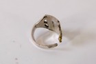 Vtg 1933 Chicago World s Fair Century Of Progress Sterling Silver Enamel Ring