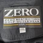 Zero Restriction Golf Vest Mens Xxl Black Microfiber Pullover Windbreaker Usa