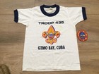 Guantanamo Bay Cuba Troop 435 T-shirt And Patch Set