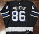 Tampa Bay Lightning Black Alternate Jersey Nikita Kucherov Stitched Adult Xl Nwt