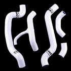 White For 2007-2013 Ducati 848 Evo 1098 1198 S R Silicone Radiator Cooling Hose