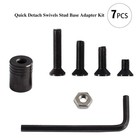 Rifle Sling Mounting Set Quick Detach Adapter Swivels Screw Stud Base Kit