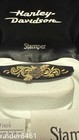 Vntg Harley Black Hills Stamper Gold Jewelry Genuine Leaf Bar   Shield Bracelet
