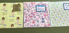 Vintage Gift Wrap Lot Shower Theme-6 Nip Sheets   3 Pkgs Umbrellas   Nudie Girl 