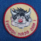 Nos 70s Vintage I Was Born Horny Embroidered 3  Patch Funny Humor Naughty Retro