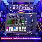 Professional Audio Mixer Live Sound Card And Audio Interface With Dj Mixer Ef   