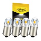 Ba9s Led Bulb 4-pack  For Pinball Machine Classic Car Interior 6v Warm White
