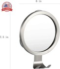 Shower Mirror Fogless For Shaving With Razor Holder  Powerful Lock Suction Fogle