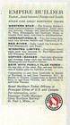 Great Northern Railroad Advertising Small Brochure 1960s Empire Builder