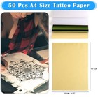50 Sheets Tattoo Transfer Paper   Tattoo Stencil Paper For Tattooing  Transfer P