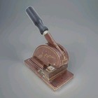 Antique Letterpress Paper Press Bureau Letterhead Device Embossing Rare