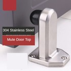Stainless Steel Door Stopper Heavy Stopper For Door Buffer Rubber Silencer