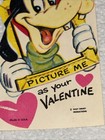 Vintage 1960s Walt Disney Valentine Card Goofy Picture Frame Theme