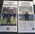 Seattle Seahawks Seattle Times Full Newspaper 2 9 2026 Superbowl Champs- New