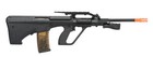 Army Armament Polymer Aug Civilian Aeg Airsoft Rifle W  Top Rail  black 
