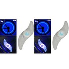 2pc New Bicycle Bike Wheel Lights Color In 1 Led String Fits Any Spoke Rim Tires