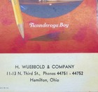 1947 Dixon Ticonderoga Boy Pencil Advertising Blotter Hamilton Ohio