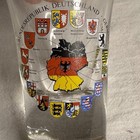 Vintage Shot Glass Gold Rimmed Bundesrepublik Deutschland Germany Coat Of Arms