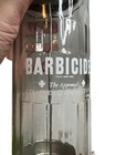 Vintage Barbicide Germicide Disinfectant Glass Jar Container King Research