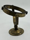 Nautical Marine Boat Ship Brass Or Bronze Gimbal Wall Table Lamp Compass Vintage