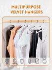 Premium Velvet Hangers Non-slip Hangers Flocked Clothes Heavy Duty 60pcs