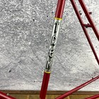Vintage Trek Frame Set 62 Cm 24 In Usa Lugged Tour Dent 80s Tall Xl Red Touring