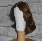 Vintage But Mib Doll Wig Human Hair Sz 8 Dollspart Alice Side Part Wavy L  Brown