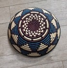 Handmade African Coil Woven 12 In Wall Hanging Home Decor  Or Basket