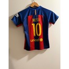 Nike Fcbarcelona 2016 Messi 10 Jersey Kids Small Qatar Airways Barca Soccershirt