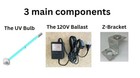 120v Uv Light Air Purifier For Ac Hvac Coil   Two 14    Bulbs - Breath Easy 