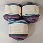 Geode 613 Lion Brand Wool Ease Roving Yarn Wool Blend  3 Cakes  Super Bulky 6