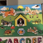 4 Melissa   Doug Wooden Puzzles  2 With Sound  Mickey Animals Farm Alphabet