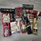 Lot Of 10 Empty Bottles Alcohol Liquor Assorted Full Size With Box
