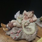 Lot Of 9 Enchantica Statues Snapa Ratterjack Dragons Dwarf 