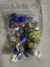 12mm  1 2   Assorted Early Edition Peewee Glass Mega Marbles By Vacor