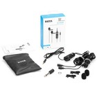 New Boya By-m1dm Dual Omnidirectional Lavalier Microphone Clip-on Lapel Mic