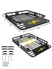51 x 36  Roof Rack Cargo Basket Rooftop Carrier Universal Car Luggage Holder