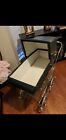 Vintage Italian  Perego Baby Stroller Carriage Blue Made In Italy  