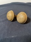 Set Of 2 Antique Vintage Eastlake Victorian Ornate Door Knobs Floral Pattern