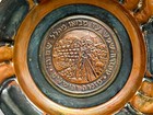 Rare Vtg Judaica Jerusalem Hebrew Blessing Jewish Copper Wall Art  Wall Hanging