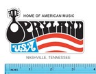 Opryland Amusement Park Nashville Tn Nostalgia Water Resistant Sticker