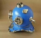 Antique 18  Vintage Style Us Navy Mark Iiv Deep Sea Scuba Divers Diving Helmet